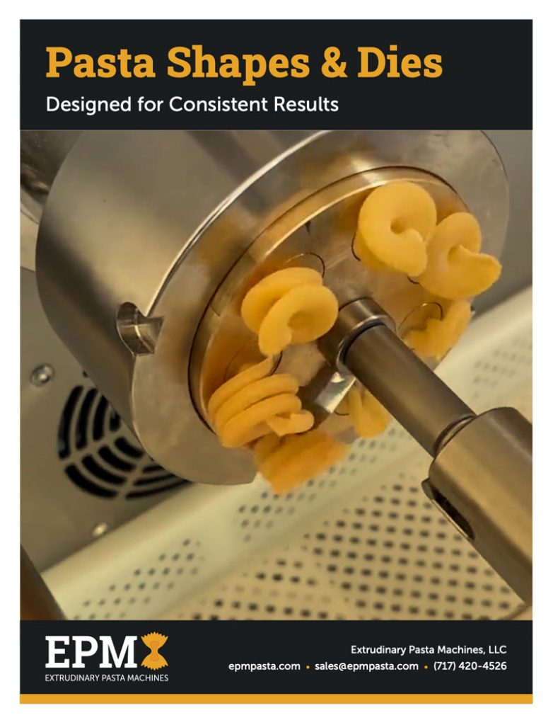 EPM Pasta Shapes Catalog Cover