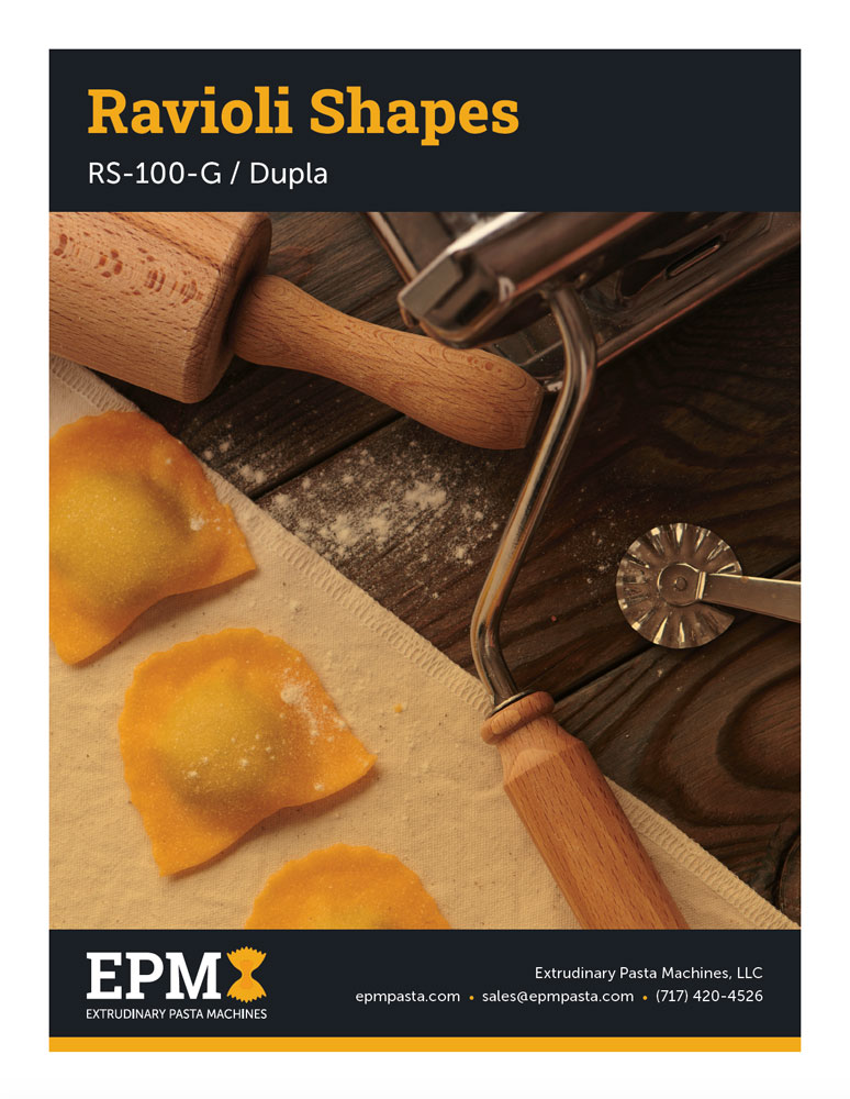 EPM Dupla Ravioli Machine Catalog Cover